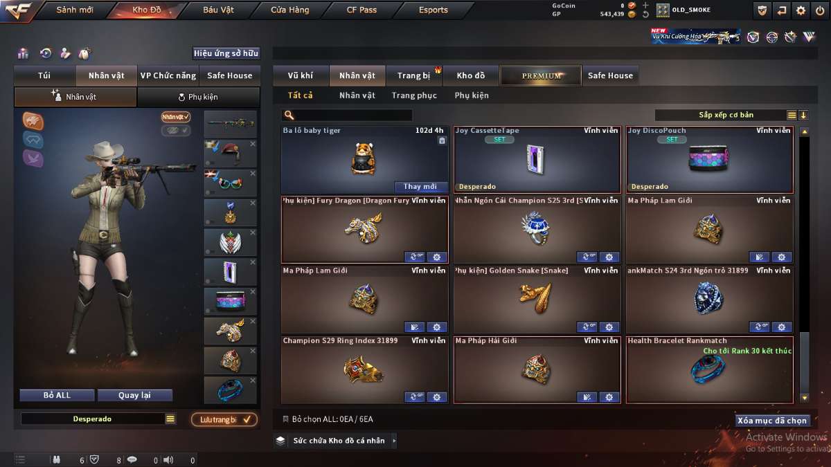 shop acc cf uy tin gia re